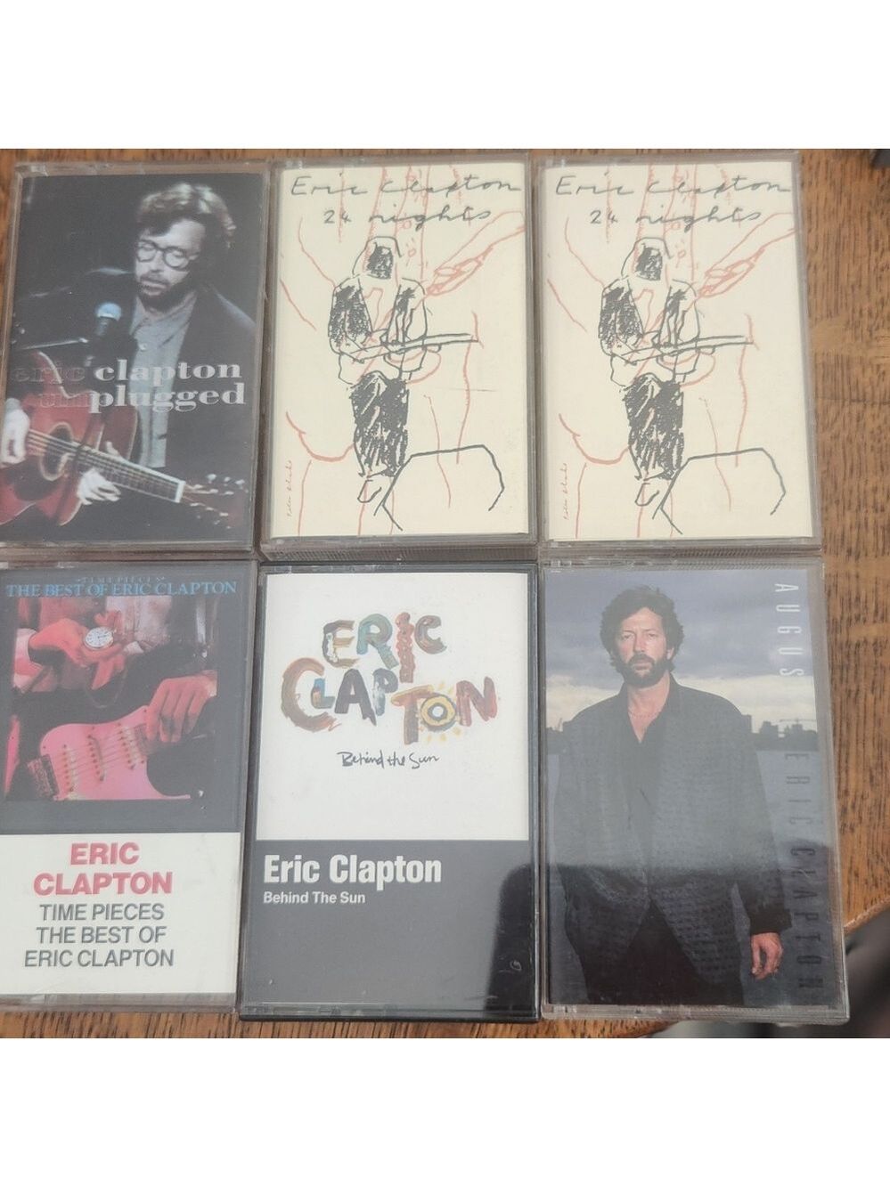 Bundle Of 6 Eric Clapton Classic Cassettes - Picture 1 of 7